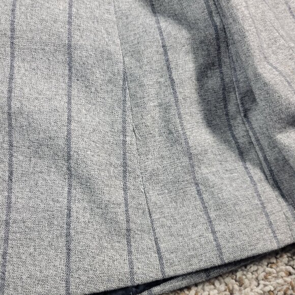 Banana Republic Blazer Womens 6 Stripe Gray Polka Dot Lined Career Mark* - Picture 6 of 7